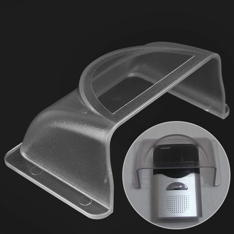 Door Keypad Controller Cover, Plastic Waterproof Shell Doorbell, Transparent Rain
