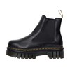 Dr. Martens Women's Audrick Leather Platform Chelsea Boots Combat, Black