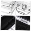 Mikinona Aluminum Alloy Toolbox Hard Shell Carrying Case Practical Storage