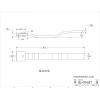 Kay Horse Trailer Door Latch 24 Inch Aluminum Claw End