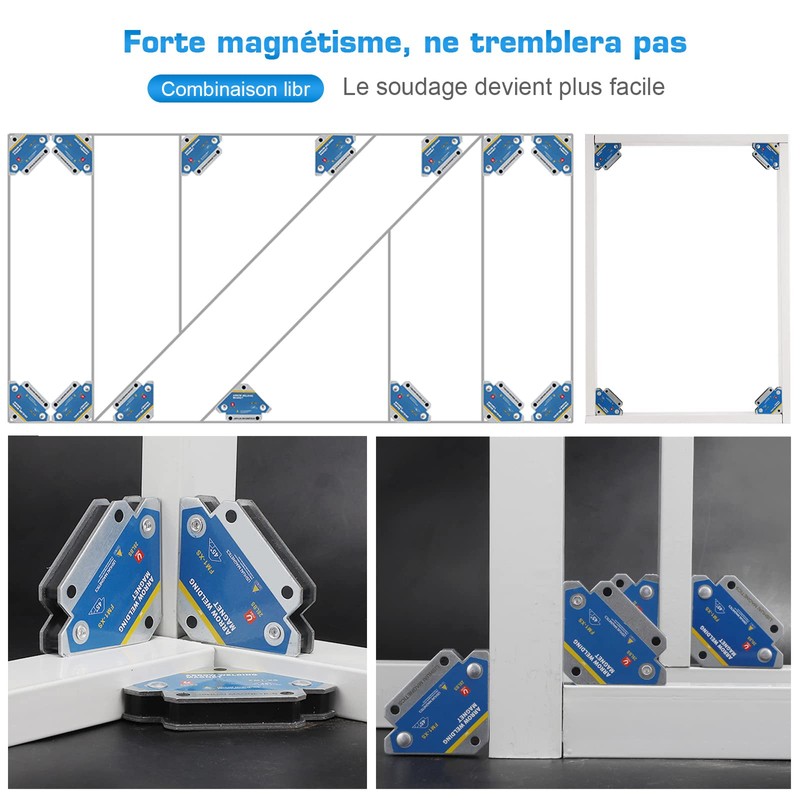 Welding Magnets with Holding Force 13 kg / 28 lb