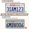 QUANQIUFEI 2 Pack Bling License Plate Frames for Women, Sparkly