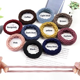 100Pcs Hair Bobbles for Women, 4cm Soft hair ties no damage,Seamless Hair Bands for Thick Curly Hair, Snag Free Strong Hair Ties no Damage for Girls, Hairbands Women, Ponytail Holders (Multicolor)