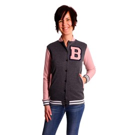 Knitted Cuffs, Folding Cuffs, College Cuffs in Grey with Stripes Gold/Light Pink/Light Blue, 135 cm, Grey