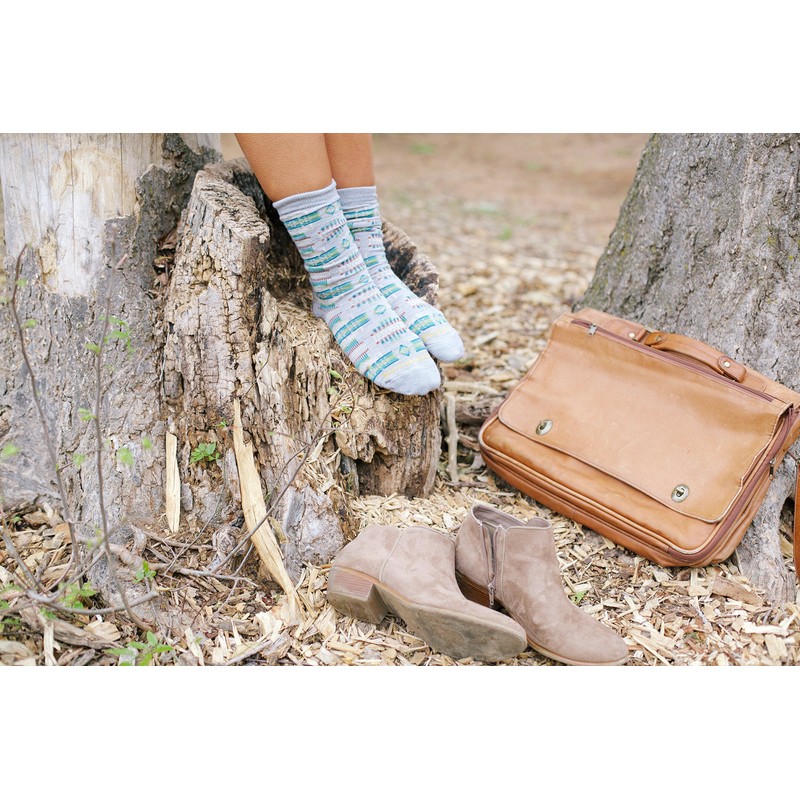 Pendleton Wool Blends Crew Socks, Chief Joseph Grey, Large(9-12)