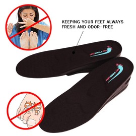Height Increase Shoe Insoles with Air Cushion (3 Layers (2.5" UP) (Women's 5.5-9.5))