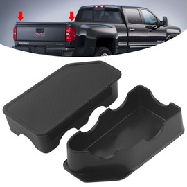2 PCS Bed Rail Stake Pocket Covers Black ABS Truck Tonneau Covers Stake Holes Cap Plugs Compatible with GMC Sierra 1500/Chevy Silverado 1500 2019-2024 & Silverado/Sierra 2500/3500HD 2020-2024