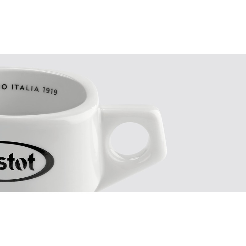 Bristot Porcelain Espresso Cups with Saucers | Dolomit Espresso Cup