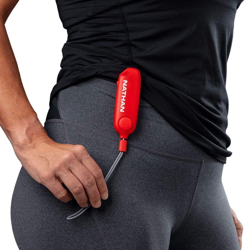 Nathan Personal Alarm Ripcord with Strobe Light. SafeRun Siren in