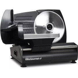 Elite Gourmet EMT-625B  Precision Electric Deli Food Meat Slicer Removable