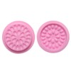 Happyupcity 20PCS Pink Plastic Flower Shape Eyelash Glue Holder Dispenser