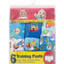 Handcraft Cocomelon  Potty Training Underwear Boys 2T with bonus chart and stickers NEW