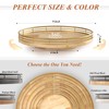 Farmhouse Oak 9" Lazy Susan Turntable Organizer for Cabinet, Round
