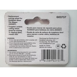 Goldblatt 2 Pk G02007 Replacement Cutting Wheel For Tile Nipper Goldblatt G02007