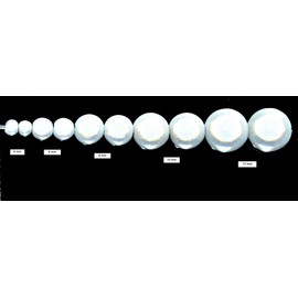 3D Illusion Miracle Acrylic Beads 10 mm / 25pcs (White)