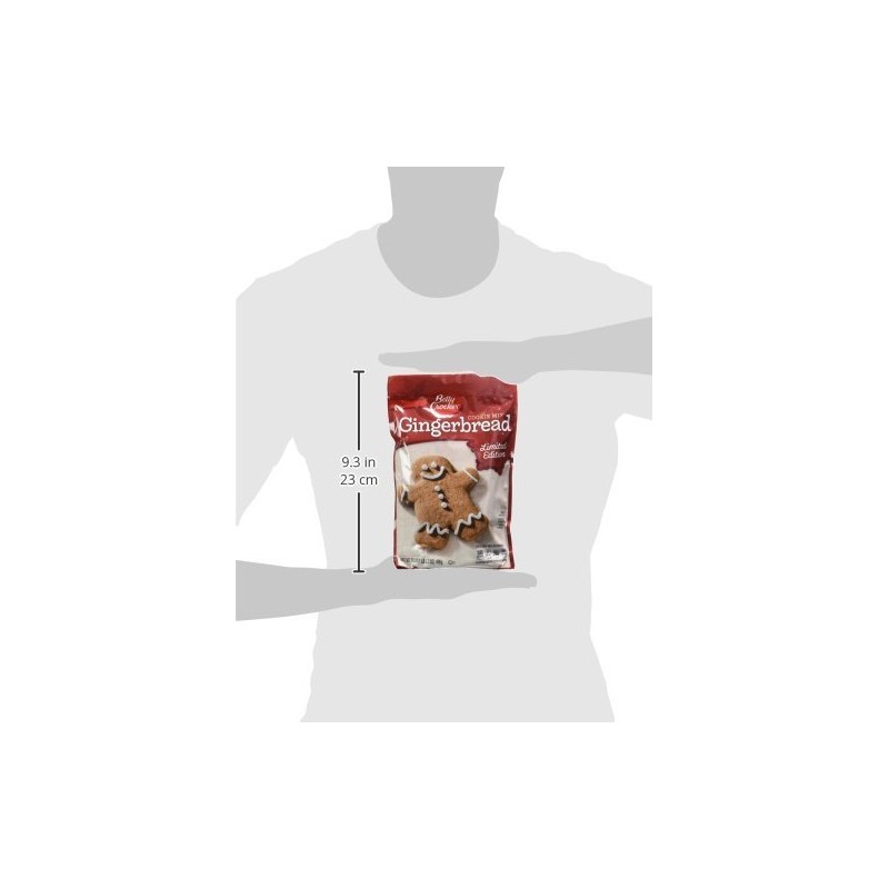 Betty Crocker Gingerbread Cookie Mix 17.5 Oz (Pack of 4)