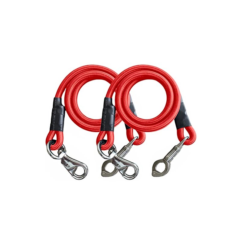 Majestic Ally Pack of 2, Bungee Trailer Tie for Horse