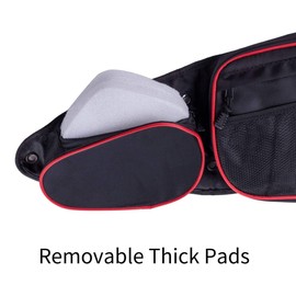 Xintre Side Door Bags for RZR with Removable Knee Pad, Front Door Side Storage Bag for Polaris RZR XP, XP4, Turbo, Turbo S, S 900, S 1000, 2014-2022 (Xintre010)