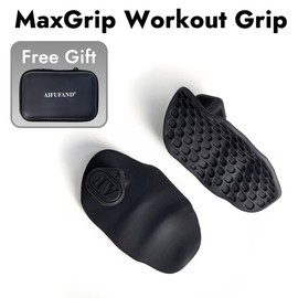 GANWOYS MaxGrip Biomechanical Workout Grip - Ergonomic Anti-Slip Solution for Weightlifting, CrossFit, and Strength Training - Specification: 2 PACK