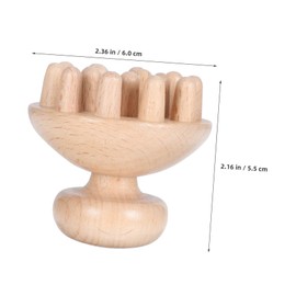 Beavorty 1Pc wooden massage comb Bamboo Scalp Brush tools for men Maderoterapia Kit teasing combs for women guasha comb mens combs for hair Comb handheld Beech care brush Miss