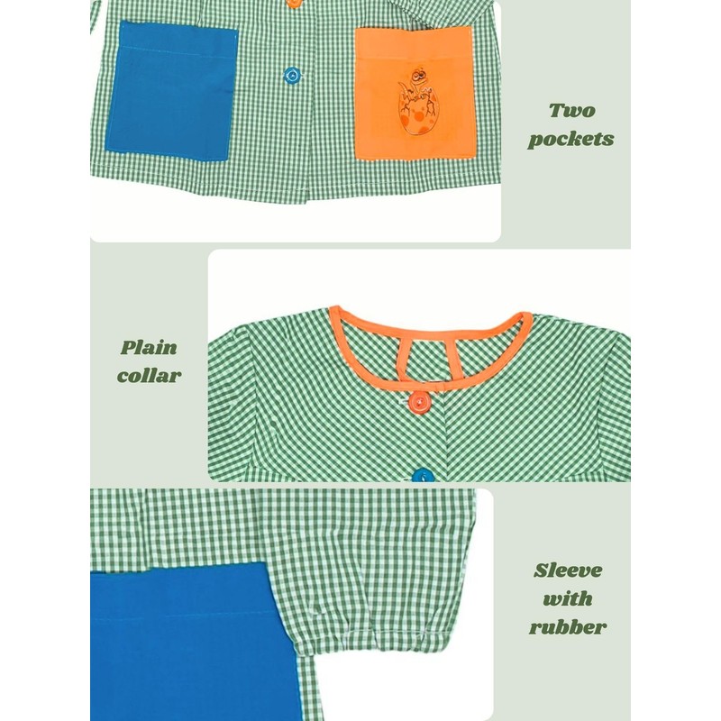 MAGIC SELECT Childrens School Apron Handmade Apron for School or