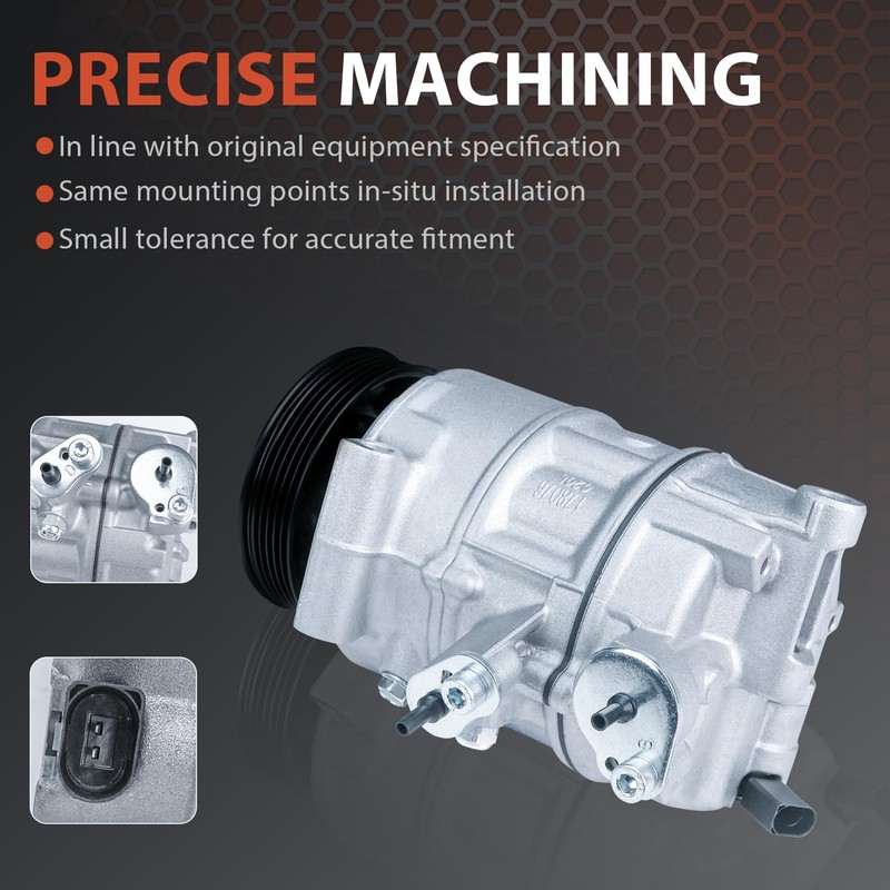 Air Conditioning AC Compressor with Clutch Replacement for 2006 2007