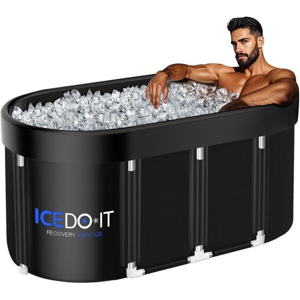 Tomaje Upgrade 129 Gal XL Large Oval Ice Bath Tub
