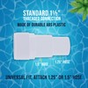 U.S. Pool Supply Replacement Universal Combo Hose Adapter, 1-1/4" or