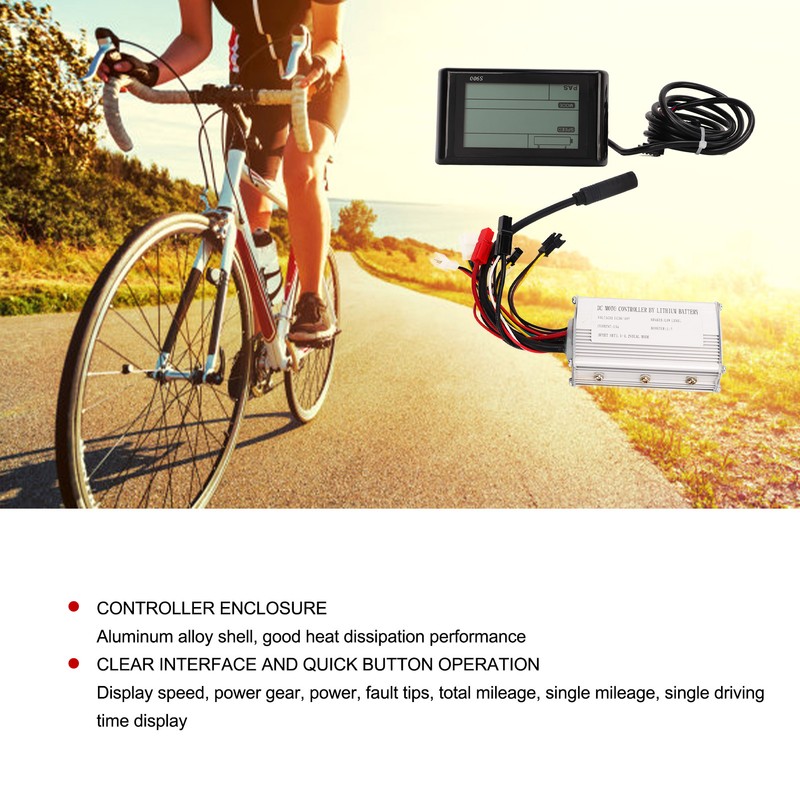 Electric Bicycle Controller Kit 15A Controller S900 Display Meter Thumb