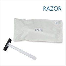 Hotel Amenity Commercial Disposable Razor (2 Blades) Individual Packaging Type x 50 Pieces │ T-shaped Razor T-shaped Shaver Shaving T-shaped Razor