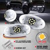 TMH 4 Pods White Strobe Rock Lights LEDs SMD Chips