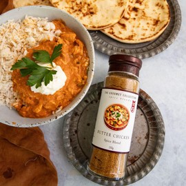 The Gourmet Collection Butter Chicken Spice Blend, 150g – Gourmet Seasoning for Butter Chicken, Flavoured Spice Mix, Gluten Free, No Artificial Flavours or Colours, Cooking Spices