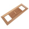 Solid Cedar Sauna Vent Panel Air Wooden Adjustable Room Ventilation