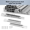 Magisale Garage Door Parts Bracket Adjustable Reinforcement Bracket, Carbon Steel