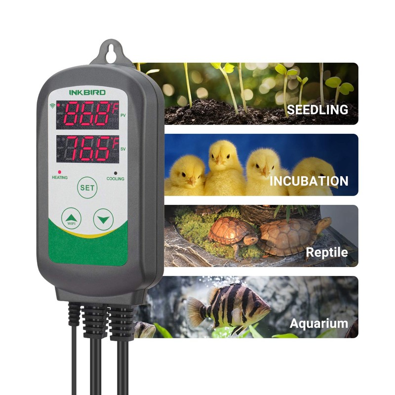 Inkbird WiFi ITC-308 Digital Temperature Controller Aquarium Thermostat for Aquarium