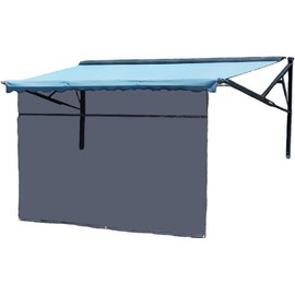 10' x 7' Charcoal Vista Shade w/Zipper