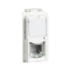 Bticino Living Now Connector Rj11 (4/6) K10, White