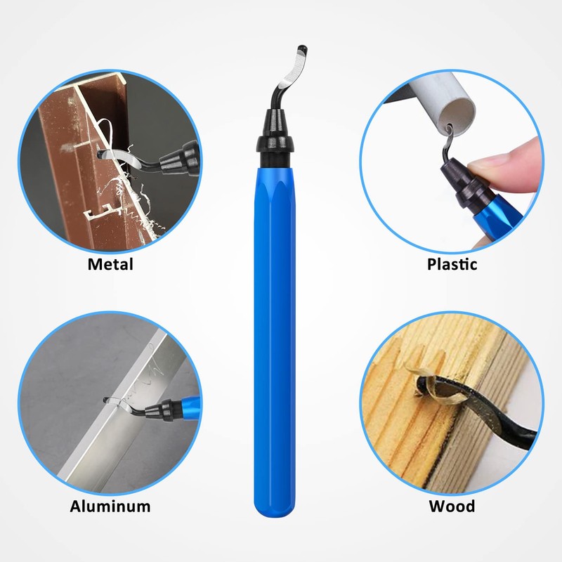 CGBOOM Universal deburring tool, metal handle, hand deburring tool with