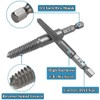 Reverse Tap Set, Set of 6, Hexagonal Shaft Screw Removal