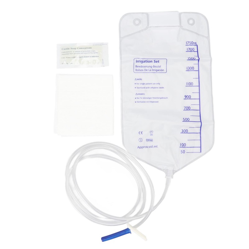 Natudeco Disposable Enema Bag 1750ml Colonic Cleansing Set Colonic Irrigation