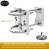 Parasol Holder Made of Stainless Steel for Balcony Railing Round