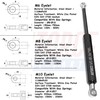 Universal Gas Struts Springs Heavy Duty Shock Absorber With EYELET