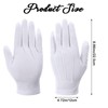 Wanmu 5 Pairs White Usher Gloves for Church for Men