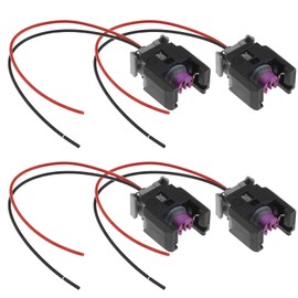 EMSea 4PCS Car Diesel Injector Electrical Connector Wire Harness Plug 13816706 Compatible with Sprinter Waterproof 2 Pin Car Parts 15cm