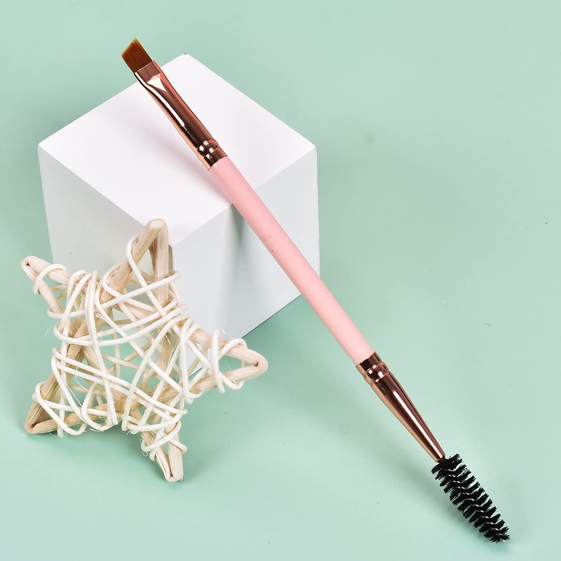 Duo Eyebrow Brush, Spoolie Brush and Angled Brow Brush Eyelash