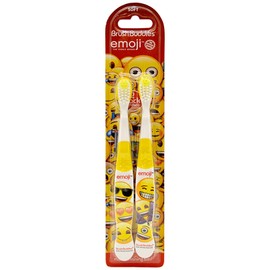 Brush Buddies Emoji Toothbrush, 2 Count