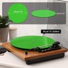 Rockhouse Vinyl Slipmat, Green Acrylic Turntable Slip Mat Platter Dj