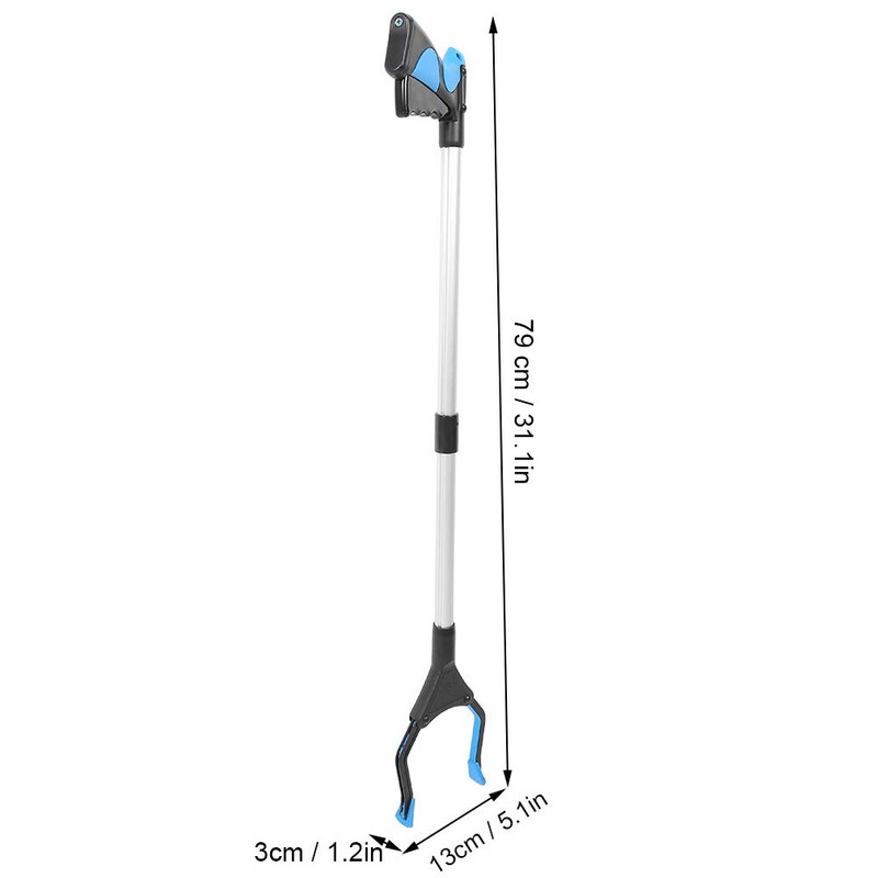 31" Extensor Recogedor De Basura Plegable, Agarrador De Mano Para