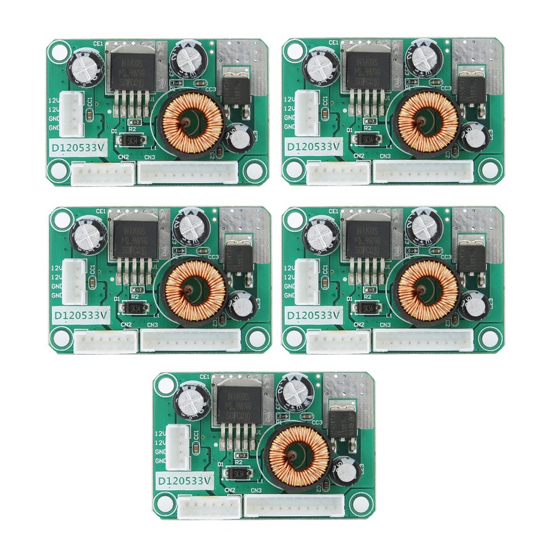 5Pcs DC Step Down Module 12V to 5V 3.3V 3A