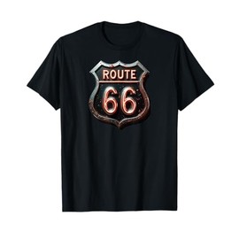 Retro Route 66 Road Trip Vintage Adventure T-Shirt